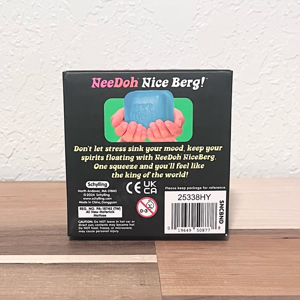 Schylling NeeDoh Nice Berg Super Solid Squish Sensory Fidget Toy - Picture 3 of 3